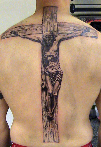 And for this very reason many people mostly choose a Angel Cross Tattoo to